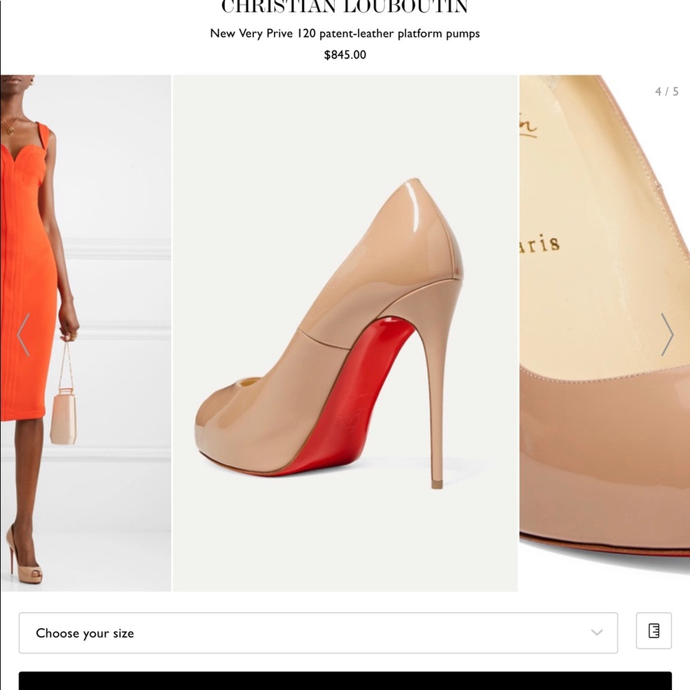 SOLD!!Christian Louboutin Very Prive - Picture 8 of 8
